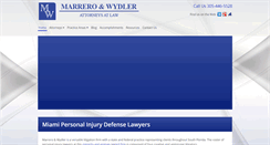 Desktop Screenshot of marrerolegal.com